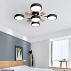 Luminária LED semi-embutida halo design moderno ferro e acrílico