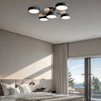 Luminária LED semi-embutida halo design moderno ferro e acrílico