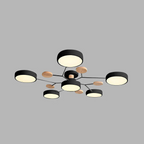 Luminária LED semi-embutida halo design moderno ferro e acrílico