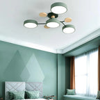 Luminária LED semi-embutida halo design moderno ferro e acrílico