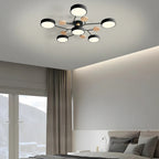 Luminária LED semi-embutida halo design moderno ferro e acrílico