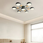 Luminária LED semi-embutida halo design moderno ferro e acrílico
