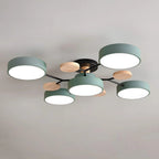 Luminária LED semi-embutida halo design moderno ferro e acrílico