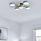 Luminária LED semi-embutida halo design moderno ferro e acrílico