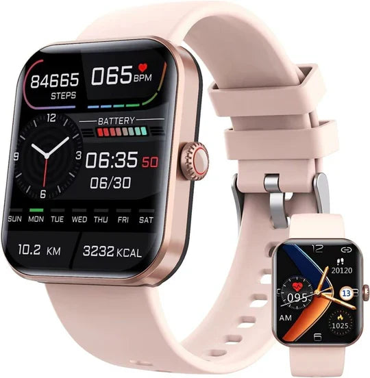 Smartwatch monitorização glicose não invasiva com GPS e fitness tracking