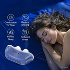 Micro CPAP de viagem dispositivo anti-ronco sem máscara compacto e portátil