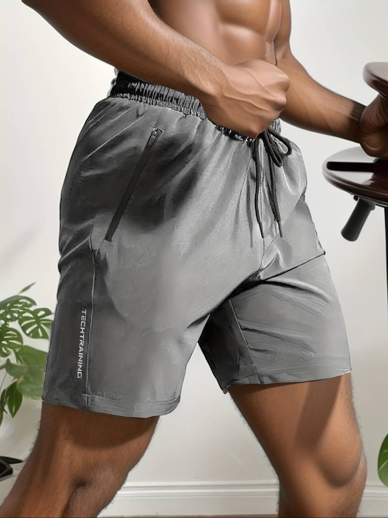 Calções homem regular fit secagem rápida para desporto e lazer