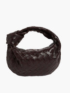 Bolsa mini tecida feminina artesanal com design tradicional