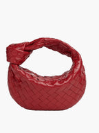 Bolsa mini tecida feminina artesanal com design tradicional