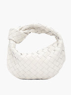 Bolsa mini tecida feminina artesanal com design tradicional