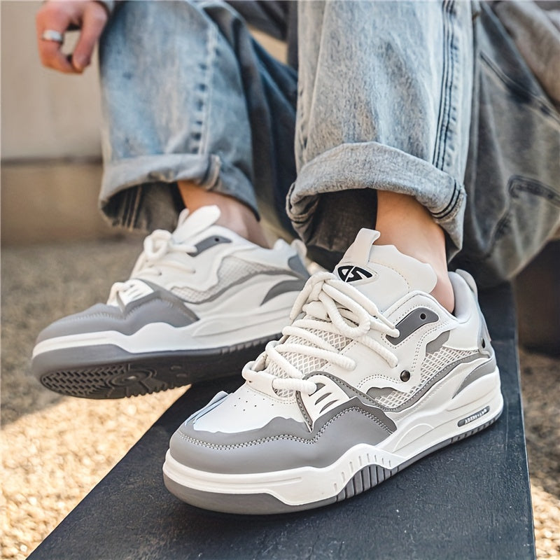 Chunky sneakers homem sola grossa design desportivo urbano casual