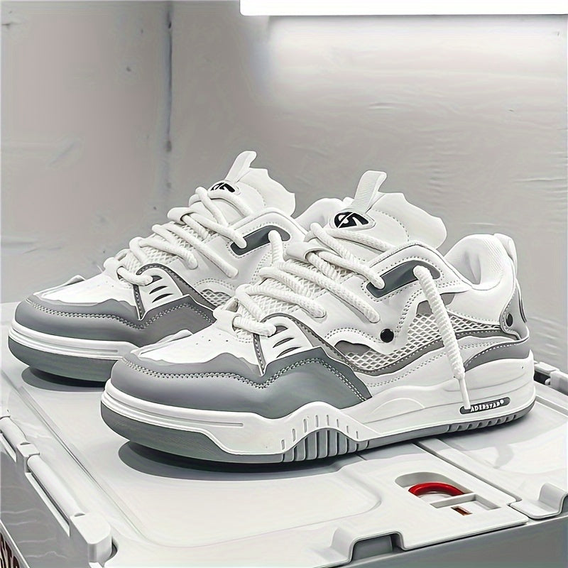Chunky sneakers homem sola grossa design desportivo urbano casual