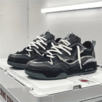 Chunky sneakers homem sola grossa design desportivo urbano casual