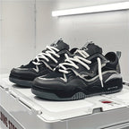 Chunky sneakers homem sola grossa design desportivo urbano casual