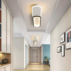 Luminária de teto LED retangular minimalista kit 2 unidades em metal