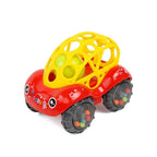 Carro de brinquedo colorido para crianças 2 a 4 anos, disponível em verde e vermelho