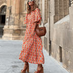 Vestido feminino edição limitada primavera verão leve e elegante