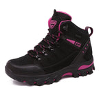 Sapatos de segurança femininos impermeáveis antiderrapantes biqueira reforçada