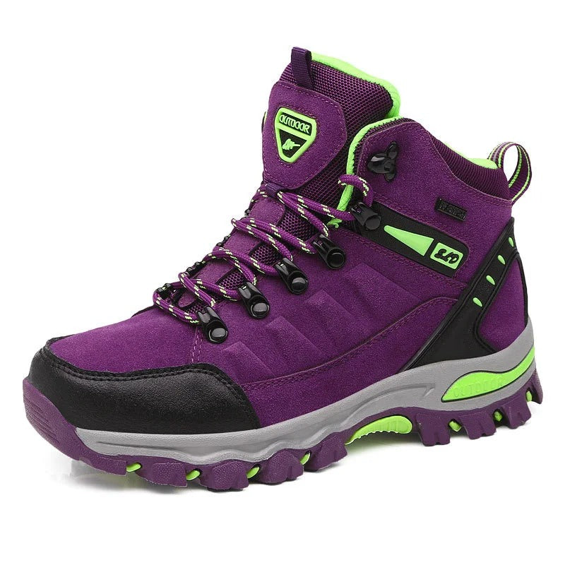 Sapatos de segurança femininos impermeáveis antiderrapantes biqueira reforçada