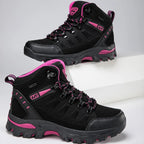 Sapatos de segurança femininos impermeáveis antiderrapantes biqueira reforçada