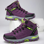 Sapatos de segurança femininos impermeáveis antiderrapantes biqueira reforçada
