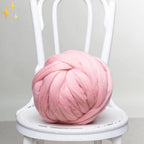 Fio Chunky XXL 1000g para Tricô textura felpuda e volumosa