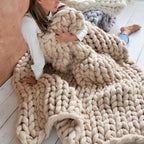 Fio Chunky XXL 1000g para Tricô textura felpuda e volumosa