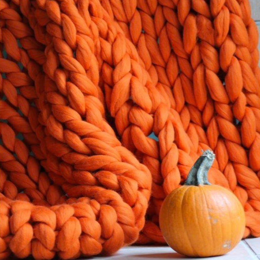Fio Chunky XXL 1000g para Tricô textura felpuda e volumosa