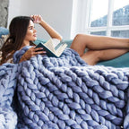 Fio Chunky XXL 1000g para Tricô textura felpuda e volumosa
