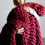 Fio Chunky XXL 1000g para Tricô textura felpuda e volumosa